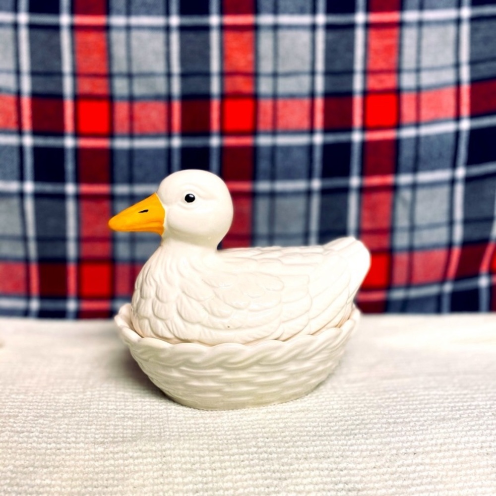 Vintage Duck Candy Dish